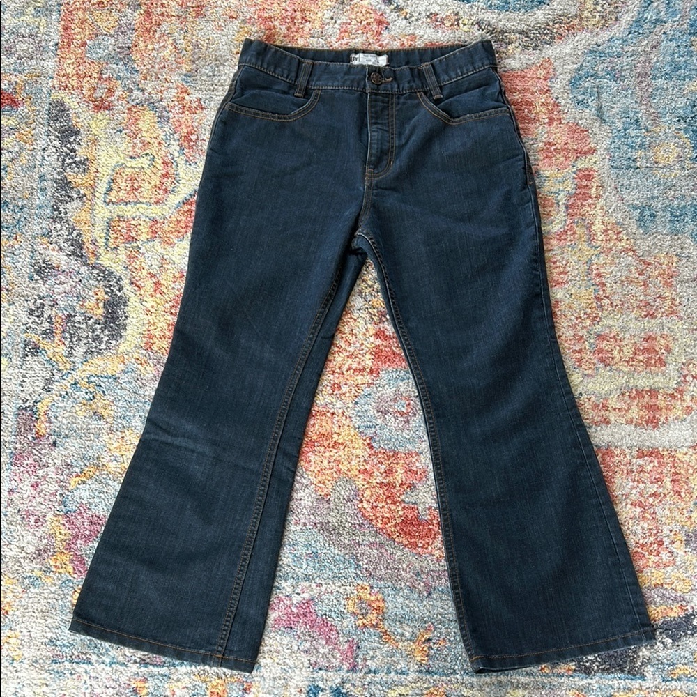 Free People Indigo Wide Leg Jeans